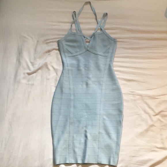 Light blue bandage dress - Picture 2 of 5